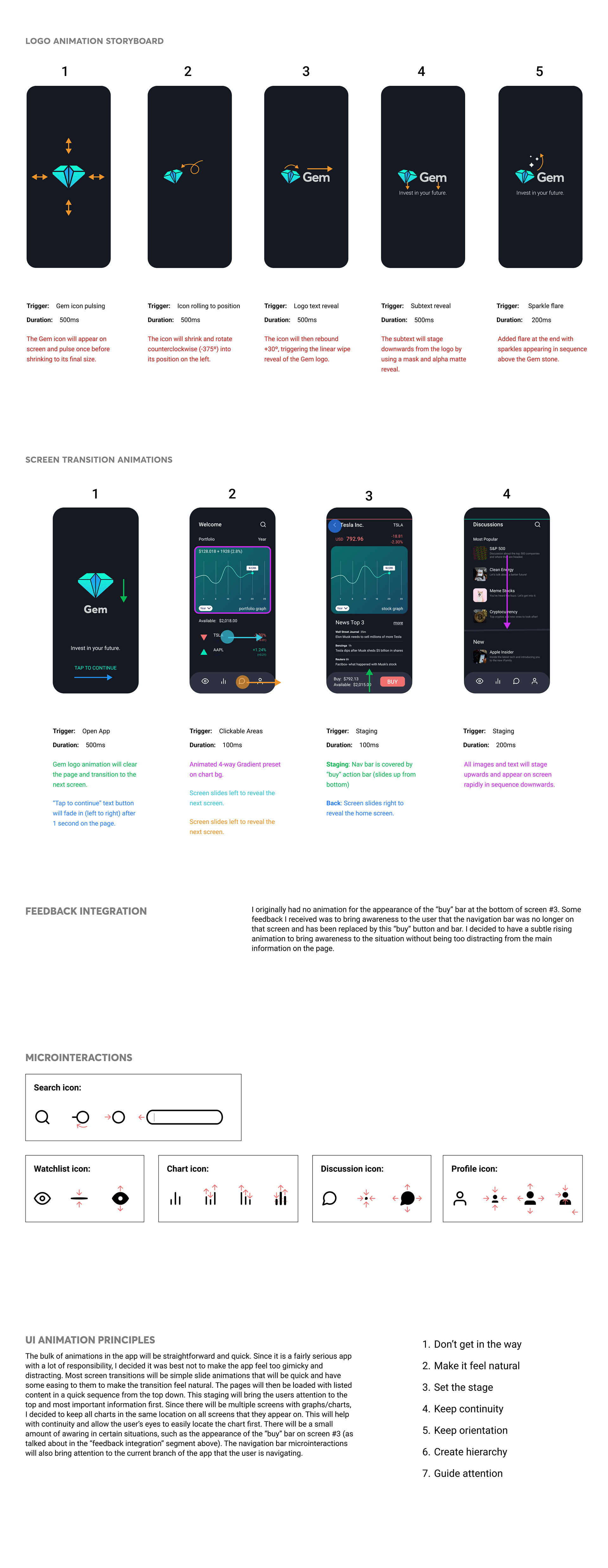 Gem fintech mobile app project image 8
